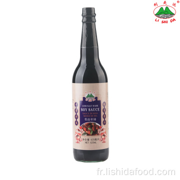 625 ml de sel de sauce soja noire